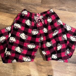 hello kitty flannel pj pants